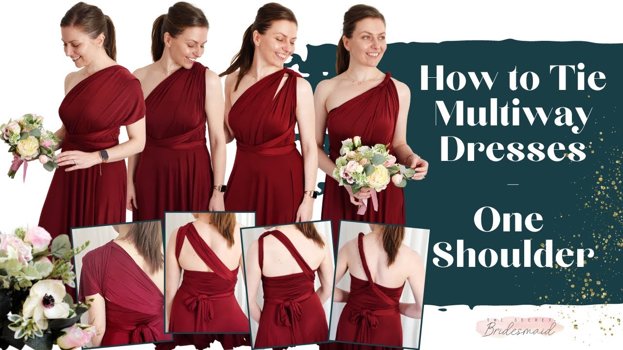 Как завязывать многослойные платья | Образы на одно плечо | При участии The Secret Bridesmaid