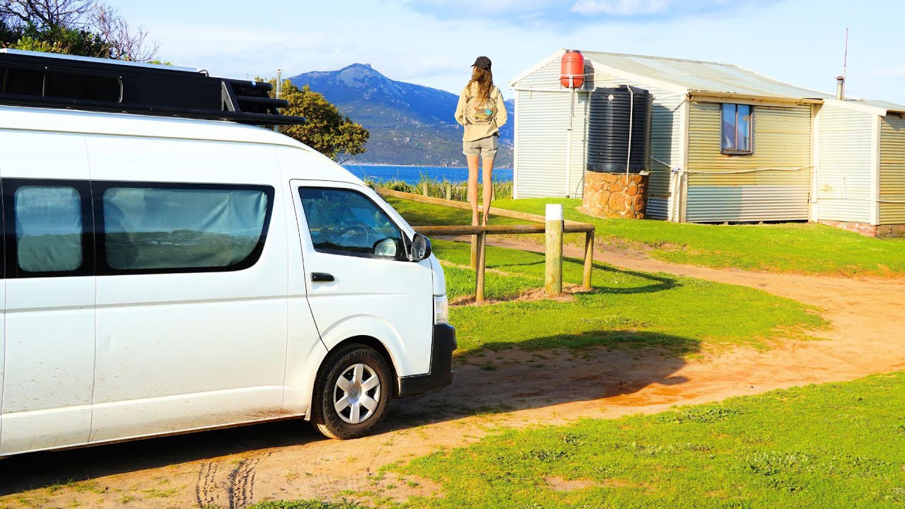 Dream Beach Camp… Until the Power Died | Off Grid Van Life in Albany
