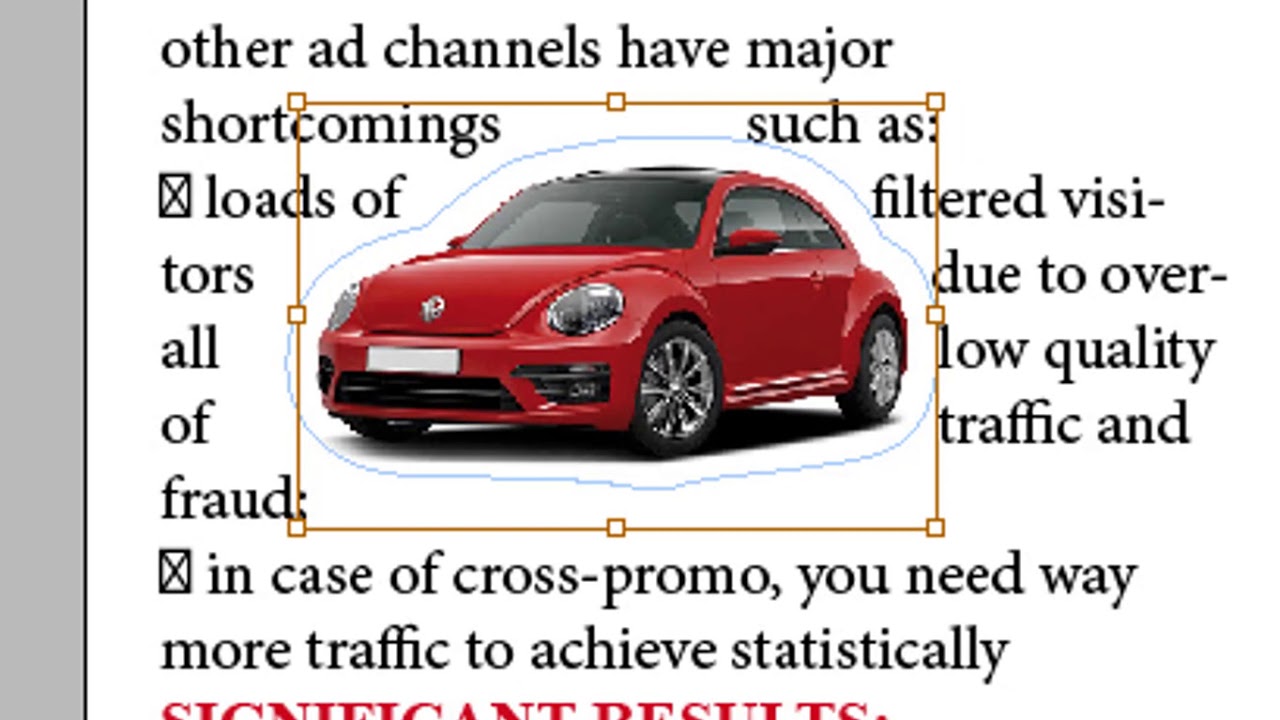 Adobe Indesign Gestion de text avec les images