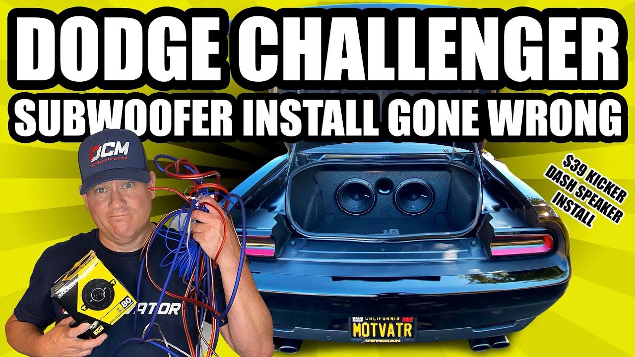СЛОМАЛ СВОЙ HELLCAT, УСТАНАВЛИВАЯ САБВУФЕРЫ! НЕ СОВЕРШАЙТЕ МОЮ ОШИБКУ