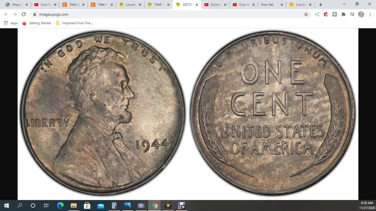 1944 Steel Cent Penny Discovered! I Wish!!