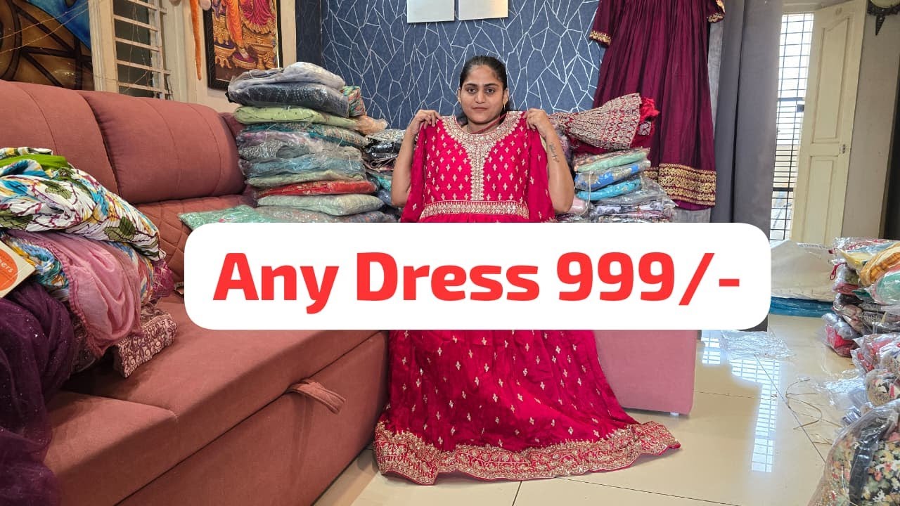 🔴Live, Rs.3,000/- Worth Dress @999/-, Order 7396265306