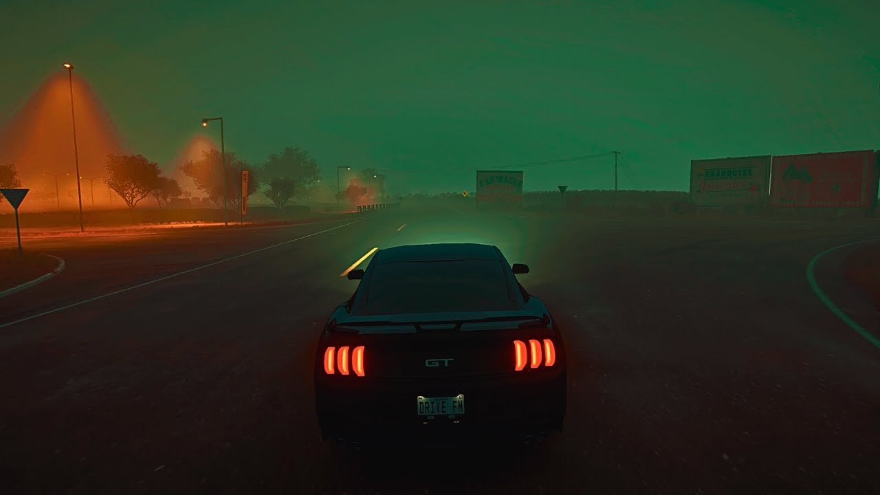 Ambient Night Drive Music | Relaxing Soundscapes for Solo Drives in the Midnight Fog | DriveFM
