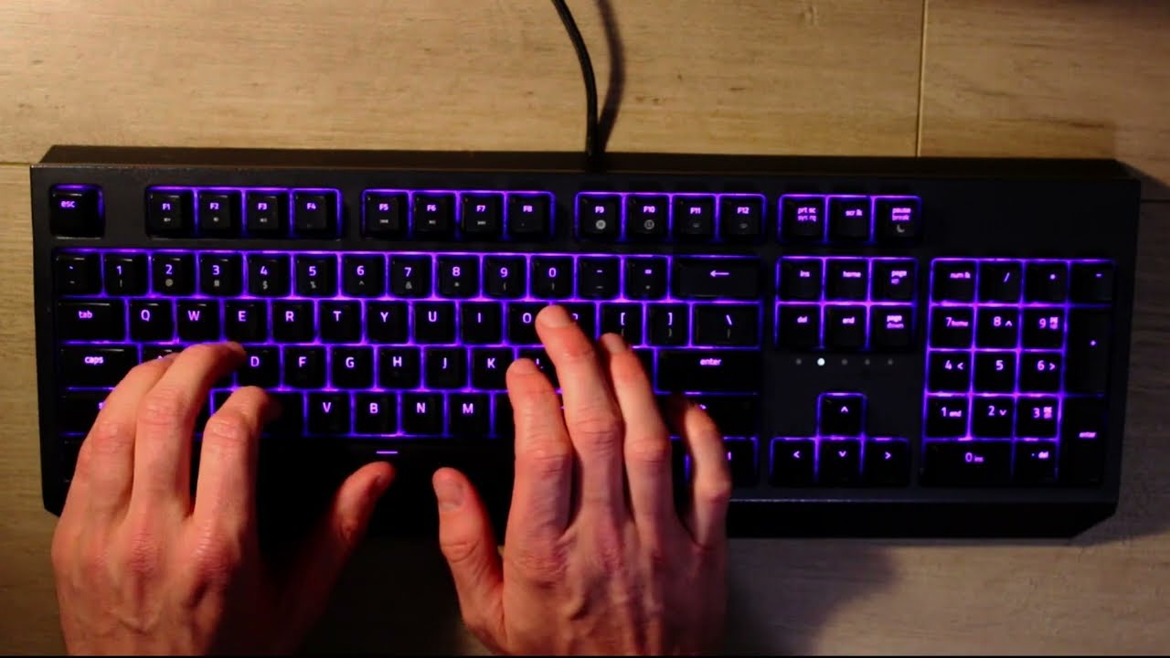 ASMR | Fast & Slow Typing & Tapping On A Keyboard (No Talking)