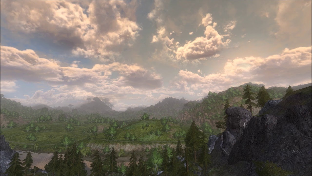 LOTRO Ambience - Sunrise over the Vales of Anduin