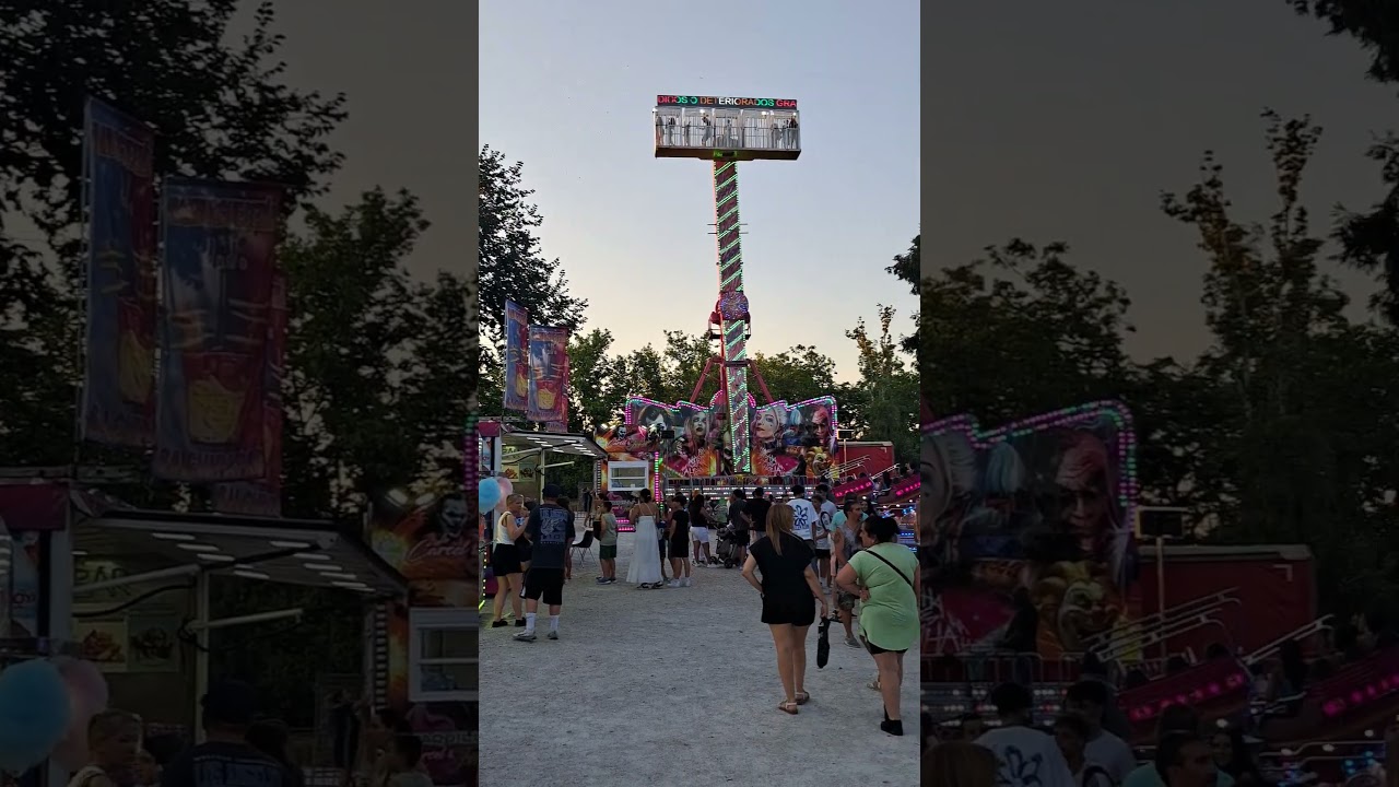 Fiestas de San Pedro 2025 en el barrio de Carabanchel Alto en Madrid #feria #funfair #kirmes #mela