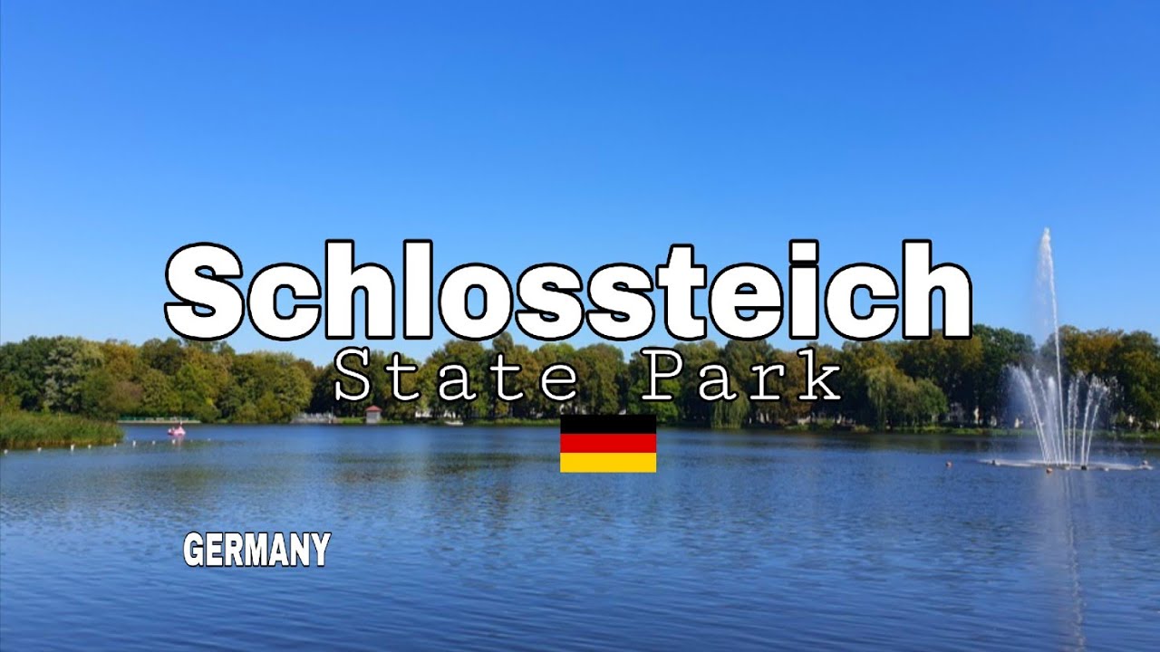 Schlossteich and State Park in Chemnitz Germany 🇩🇪, WalkingTour, Summer 2024