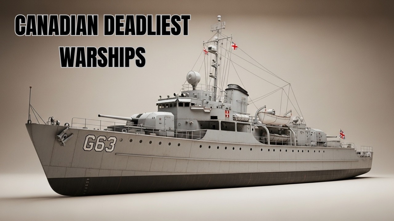 Every Canadian Deadliest Warships Used in WWII (Atlantic Hunters)