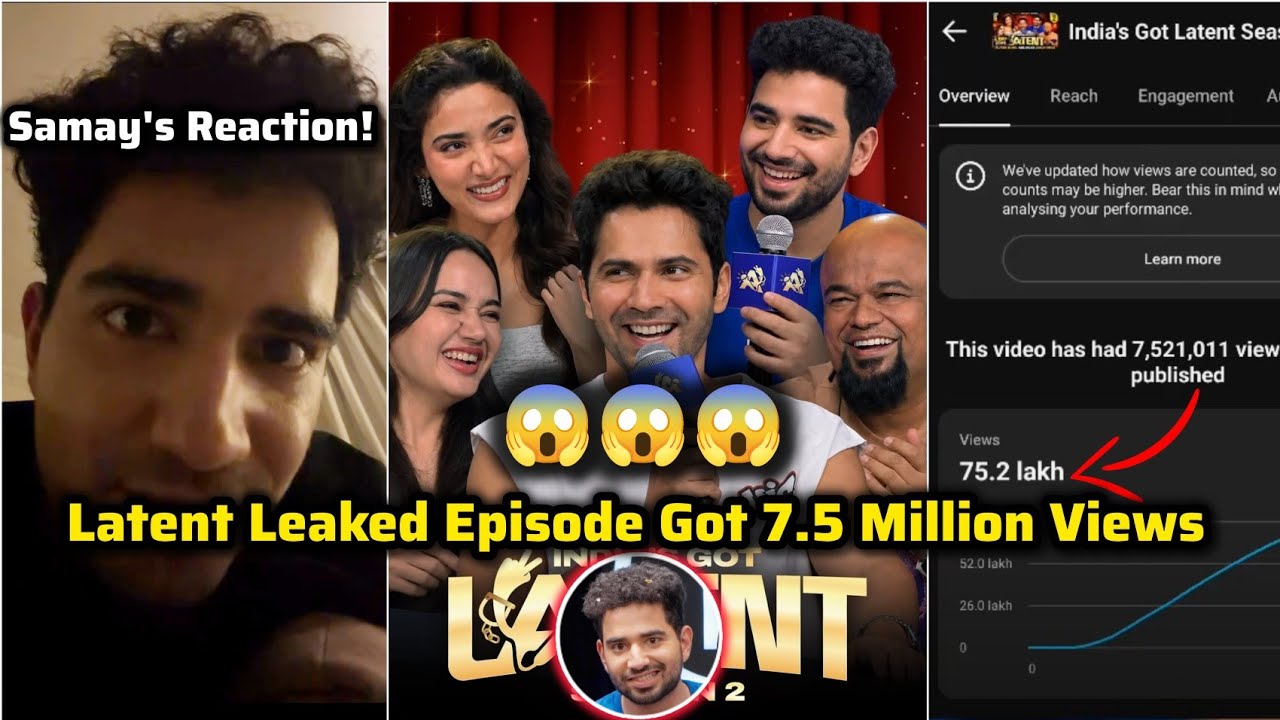 India's Got Latent Season 2 EP 6 Varun Dhawan Episode Leaked On YouTube | Samay Raina Crazy Reaction