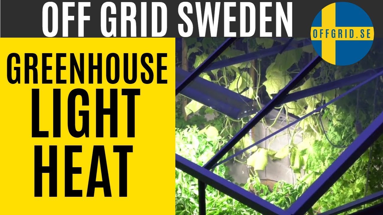 Greenhouse build &mdash; Installing heating and light fixtures