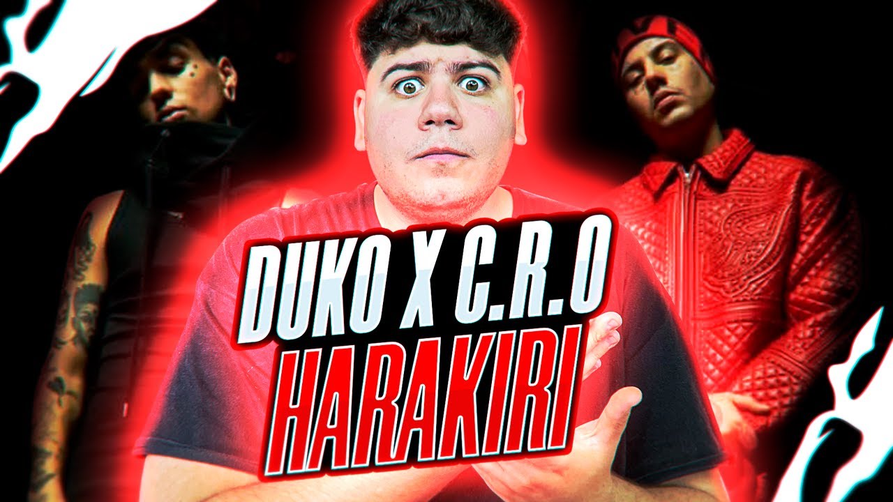 REACCIÓN a Duki, C.R.O - hARAkiRi (Video Oficial)