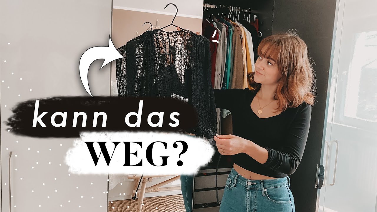Kleiderschrank ausmisten und neu sortieren - was ist drin? | MANDA Vlog