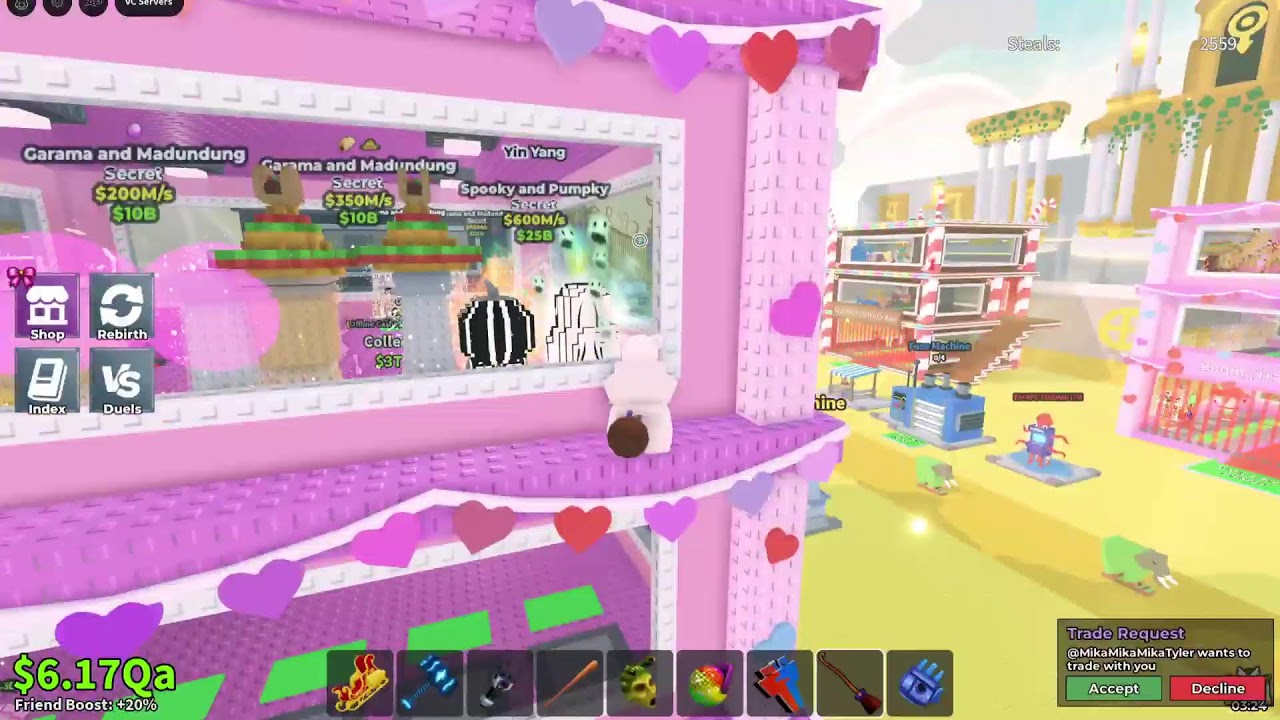 Steal a brainrot trading