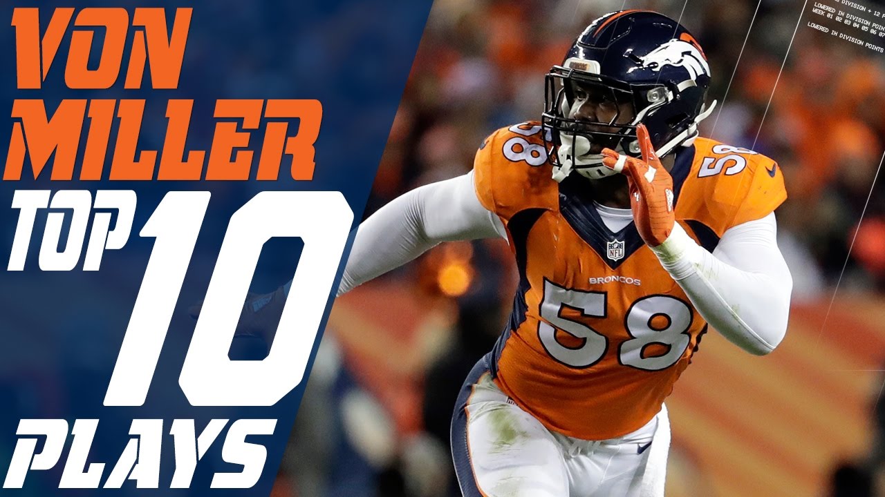 Von Miller's Top 10 Plays of the 2016 Season | Denver Broncos | NFL Highlights
