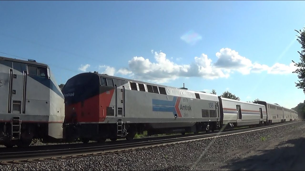 Amtrak #6 with AMTK 156 as Third Unit