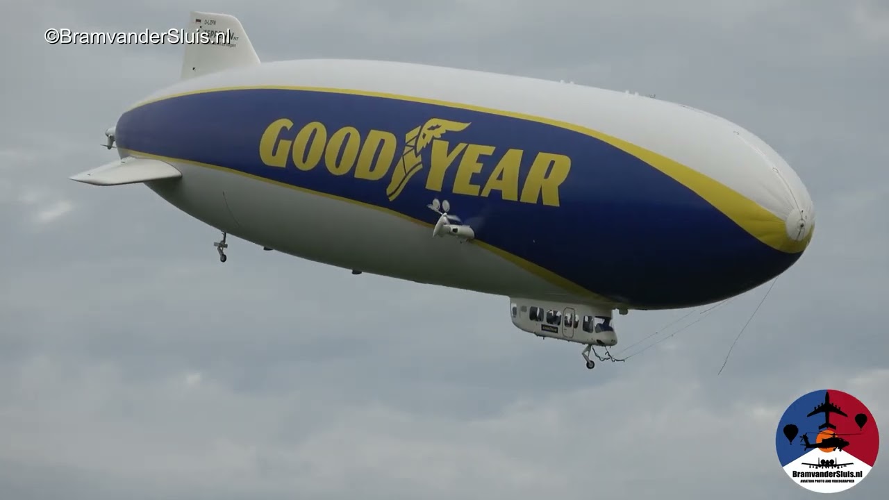 Zeppelin NT D-LZNF ''Goodyear'' LZ N07-100 Airship at Flughafen Essen/Mülheim