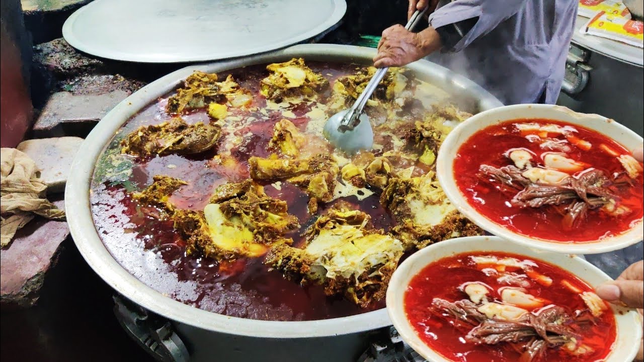 100 kg Giant Siri Paye recipe | Khan Zameer Siri Paye recipe | Morning Nashta Siri Paye recipe