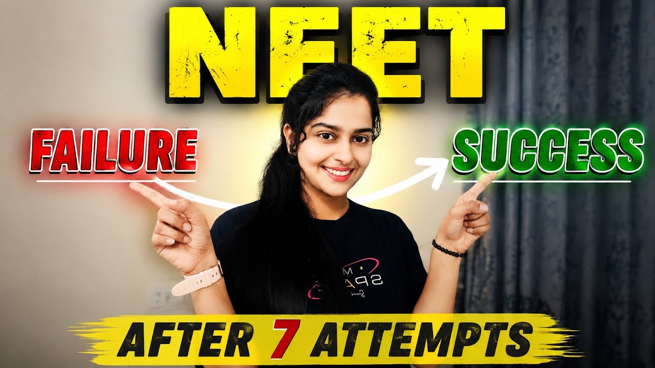 NEET 💔7 Attempts. Countless Failures. One Dream. I Finally Made It. 🥹🩺 | NEET Failure to Success📈