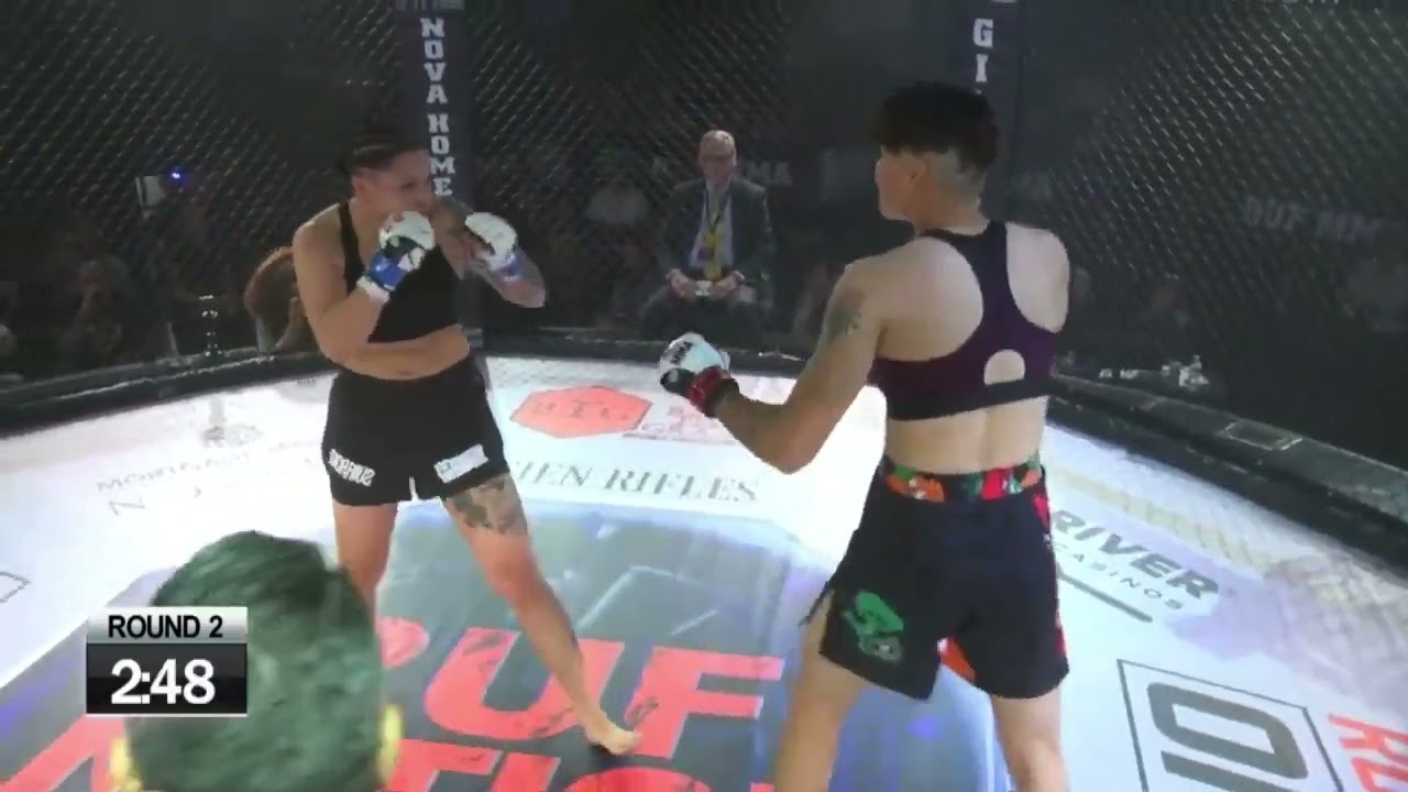 Zurina Turrey&nbsp;vs&nbsp;Angelica Flores -  Amateur Female 135 lbs | Ringside Unified Fighting