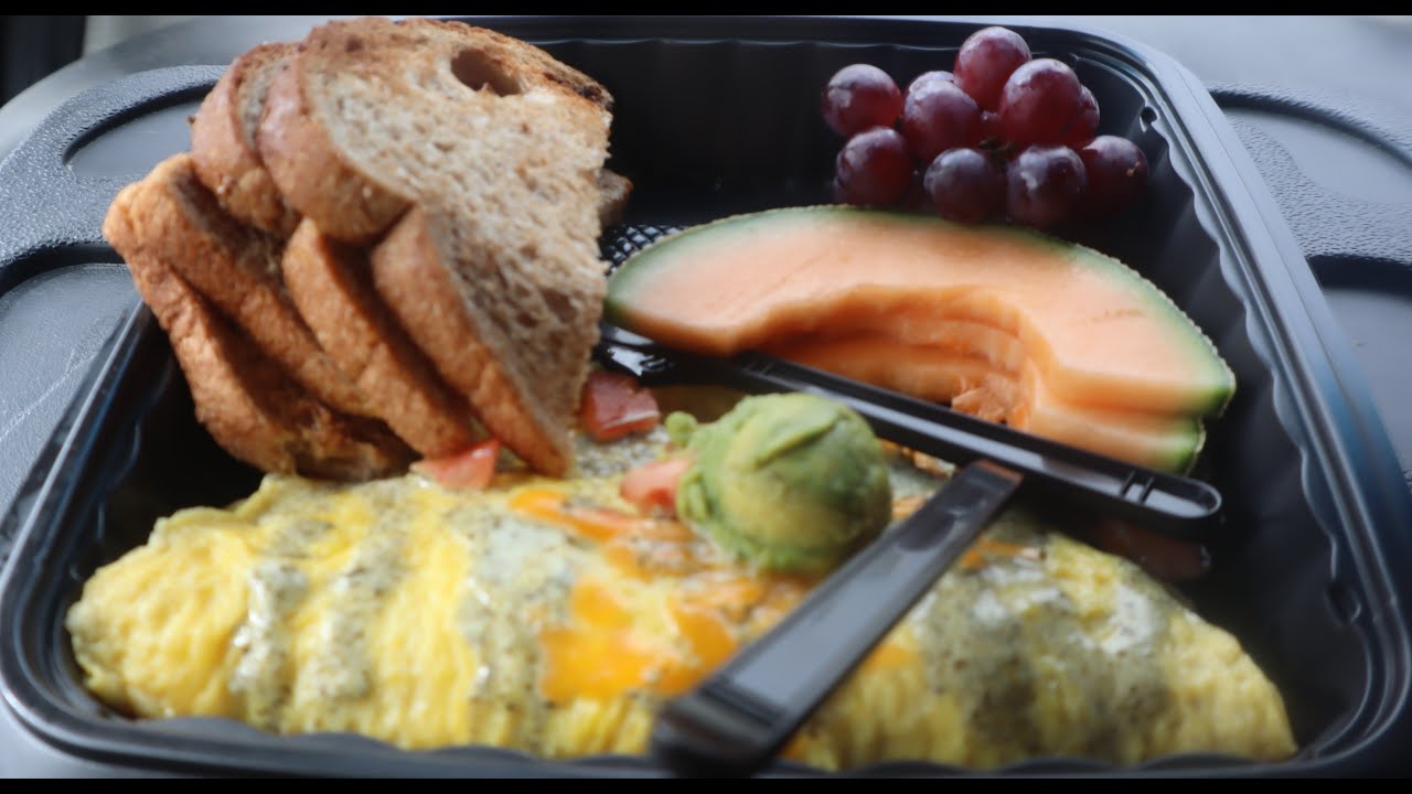 Bob Evans Southwest Avocado Omelet  ASMR