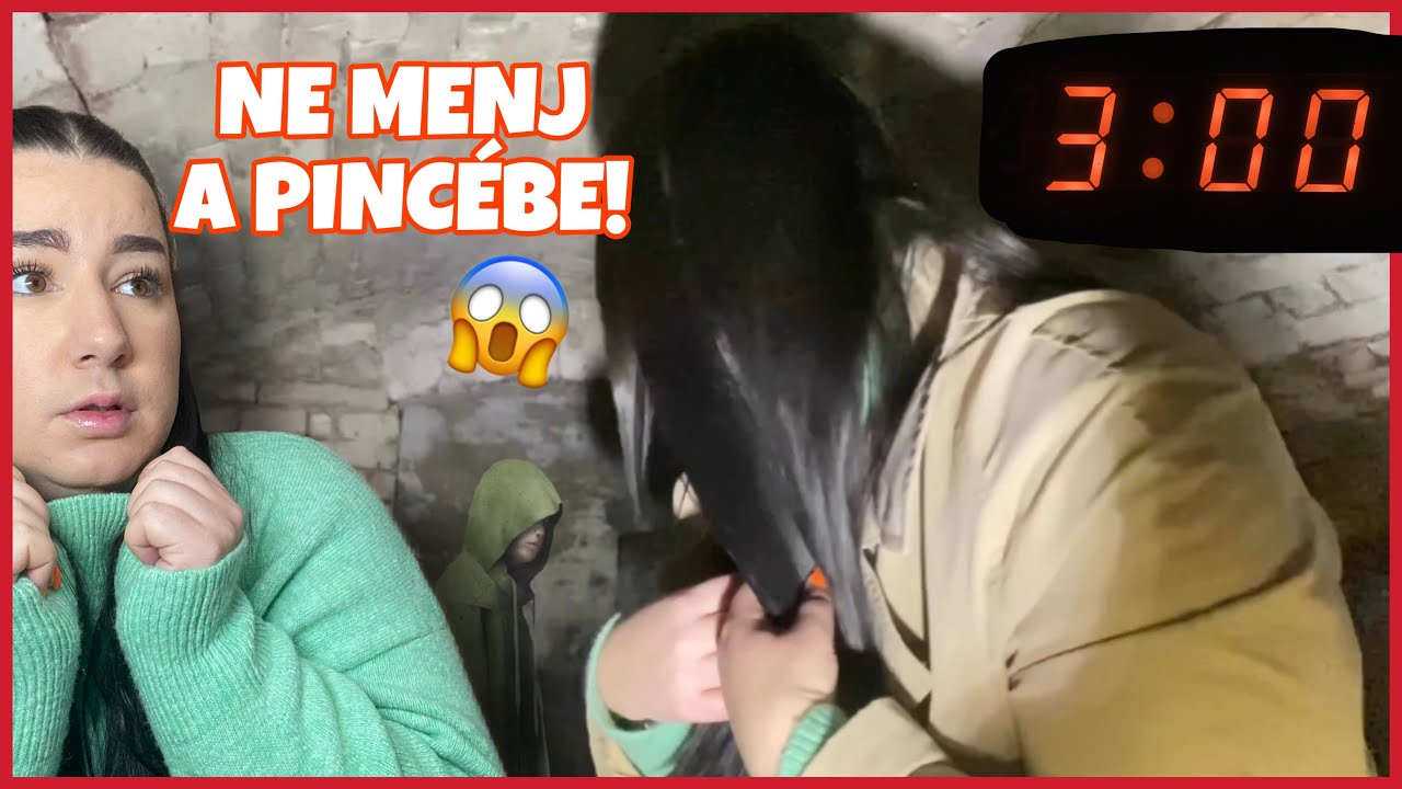 *SOHA* Ne menj a PINCÉBE hajnali 3-kor EGYEDÜL a legjobb barátod nélkül!😱💀