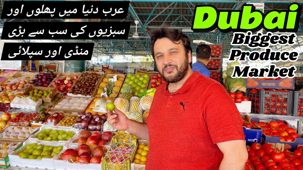 SHOPPING IN DUBAI'S BIGGEST FRUIT AND VEGETABLE MARKET - WORLDS LARGEST SUPPLY OF FRESH PRODUCE UAE