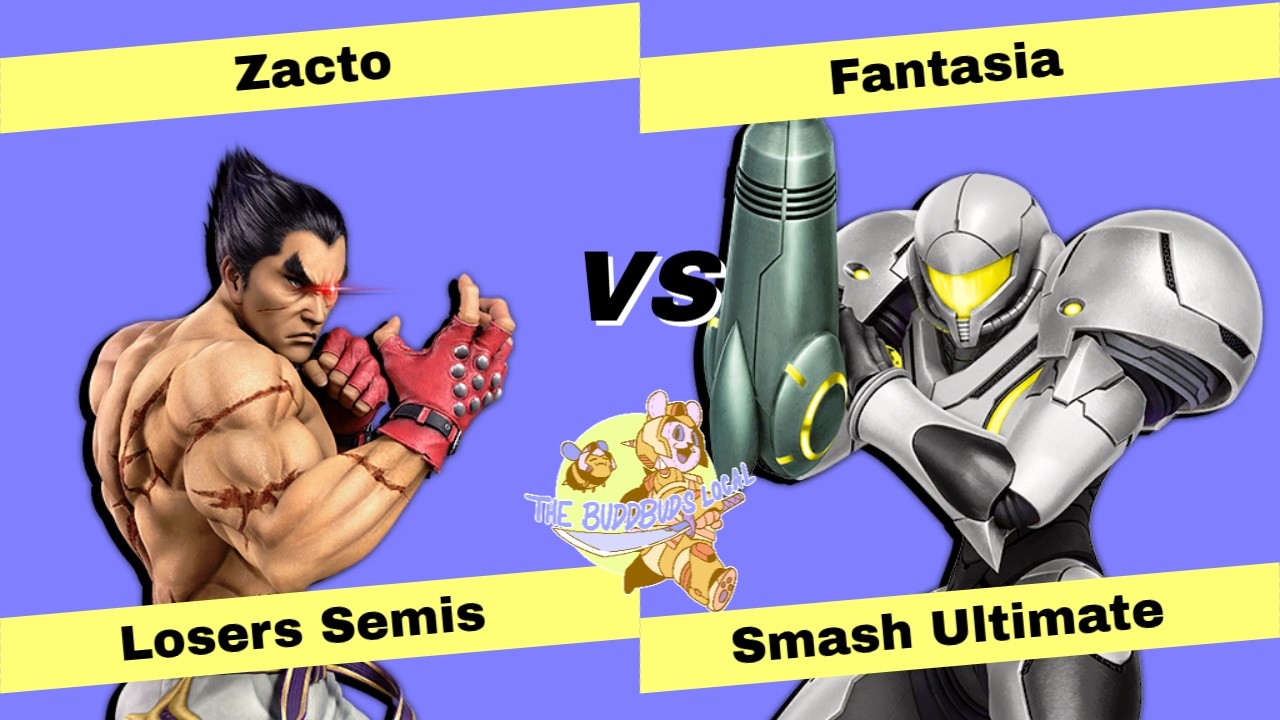 The BuddBuds Local #29: Losers Semis - Zacto (Kazuya) Vs. Fantasia (Samus) SSBU