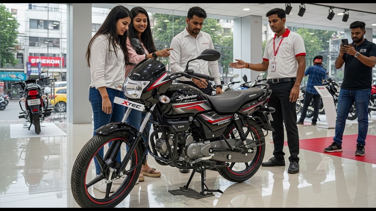 Новый мотоцикл Hero Splendor Plus Xtec 2.0 2026 года выпуска 🔥 Полный обзор | Расход топлива, хар...
