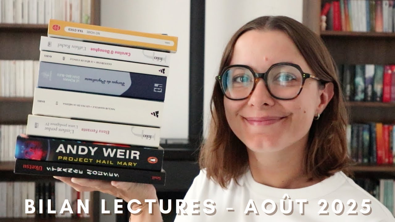 Bilan lectures - Août 2025 📚