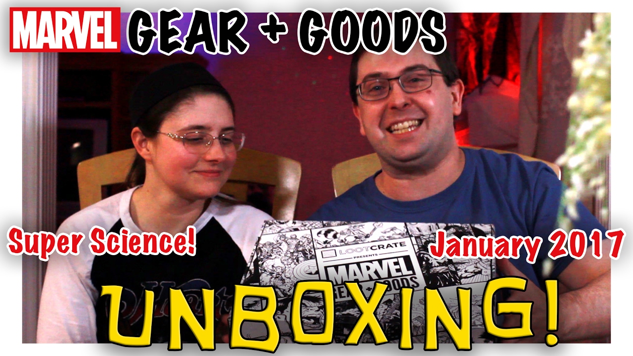 UNBOXING! Marvel Gear + Goods January 2017 - Super Science - From Loot Crate