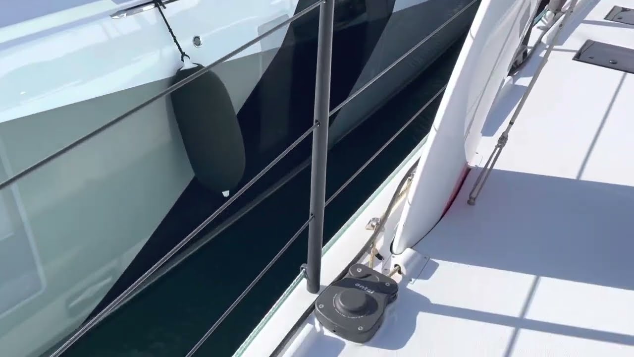 HH50 from HH Catamarans walk through at the Cannes Festival of Sails