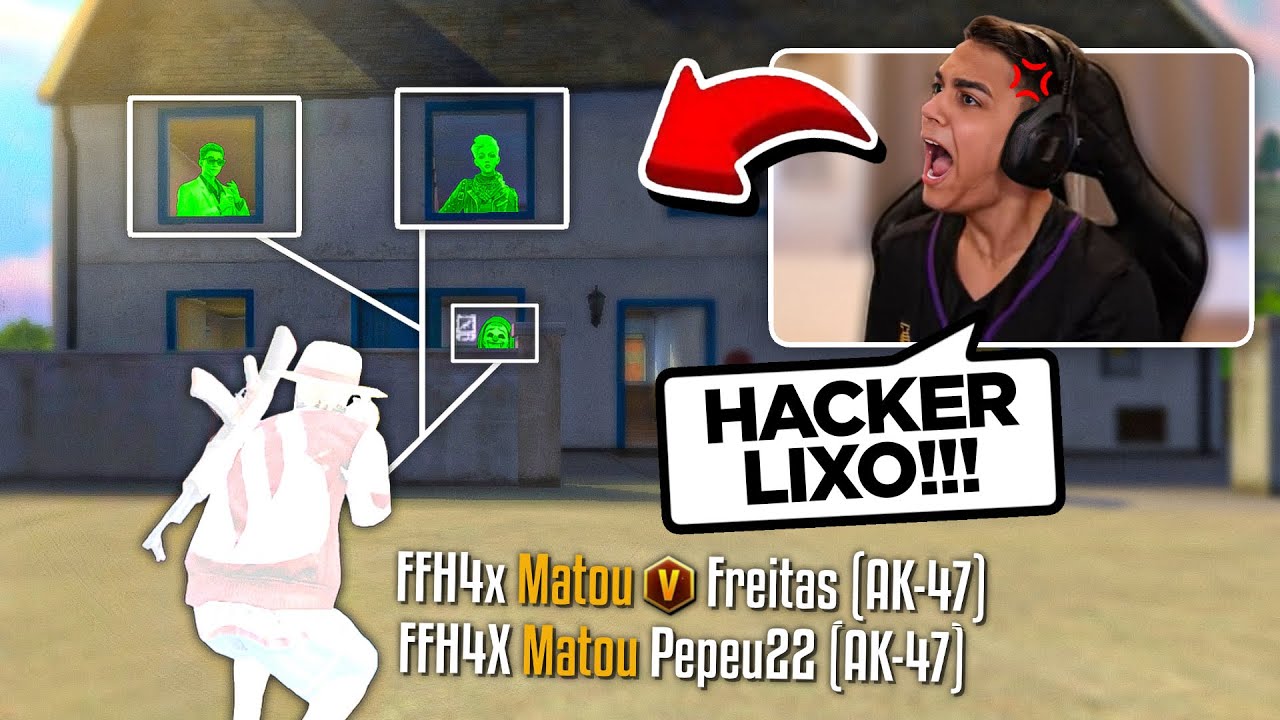 FREITAS FICA MUITO INDIGNADO AO CAIR CONTRA NOVO HACKER SUPREMO!!! - free fire