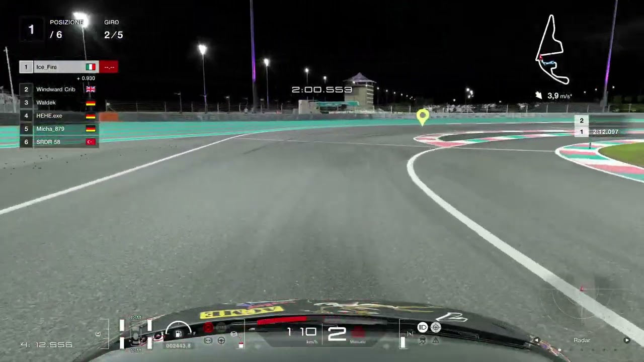 Gran Turismo™ 7_Yas Marina Circuit - Lamborghini Huracan Gr.4 - Onboard
