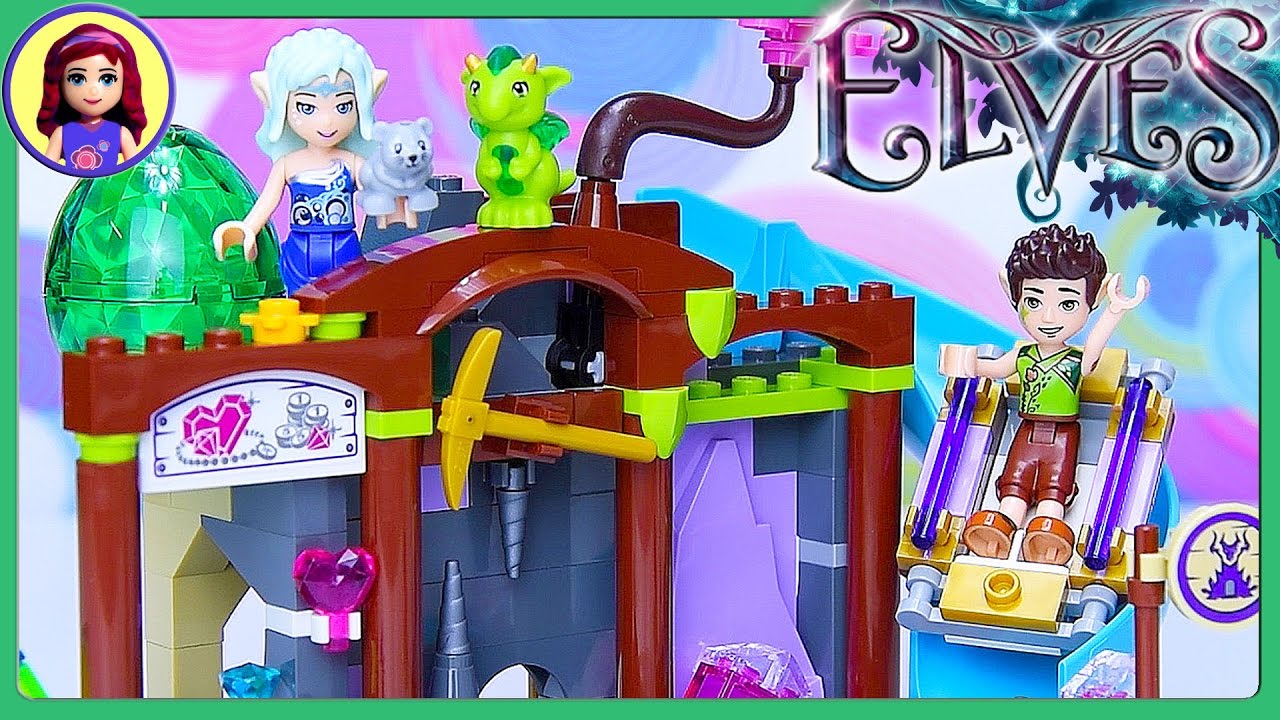 LEGO Elves The Precious Crystal Mine Build Review Silly Play - Kids Toys