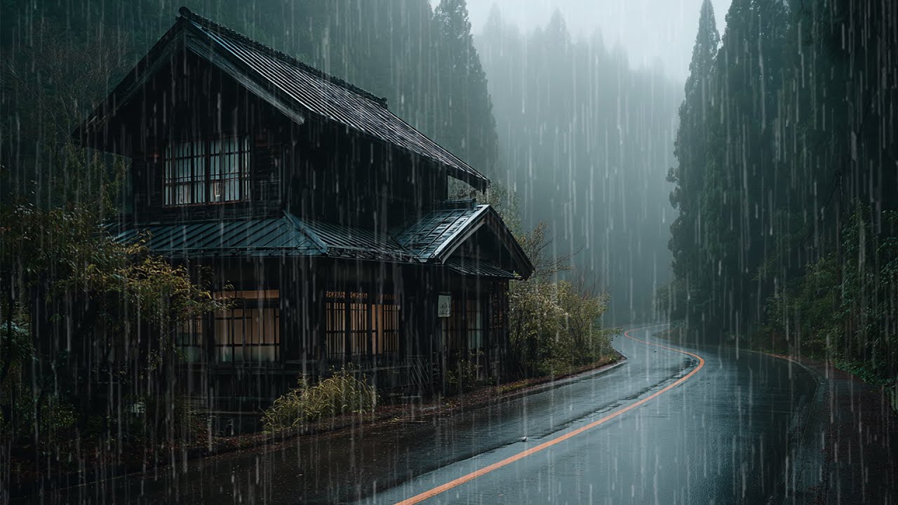 Chuva Suave no Telhado com Trov&otilde;es &ndash; Ambiente Aconchegante para Meditar e Relaxar