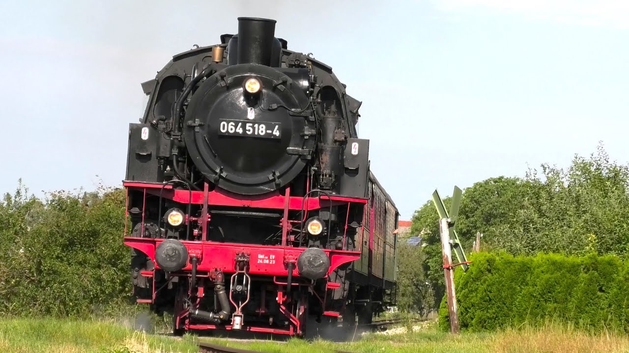 Eine Dampflok hilft aus - 64 518 in Gerstetten