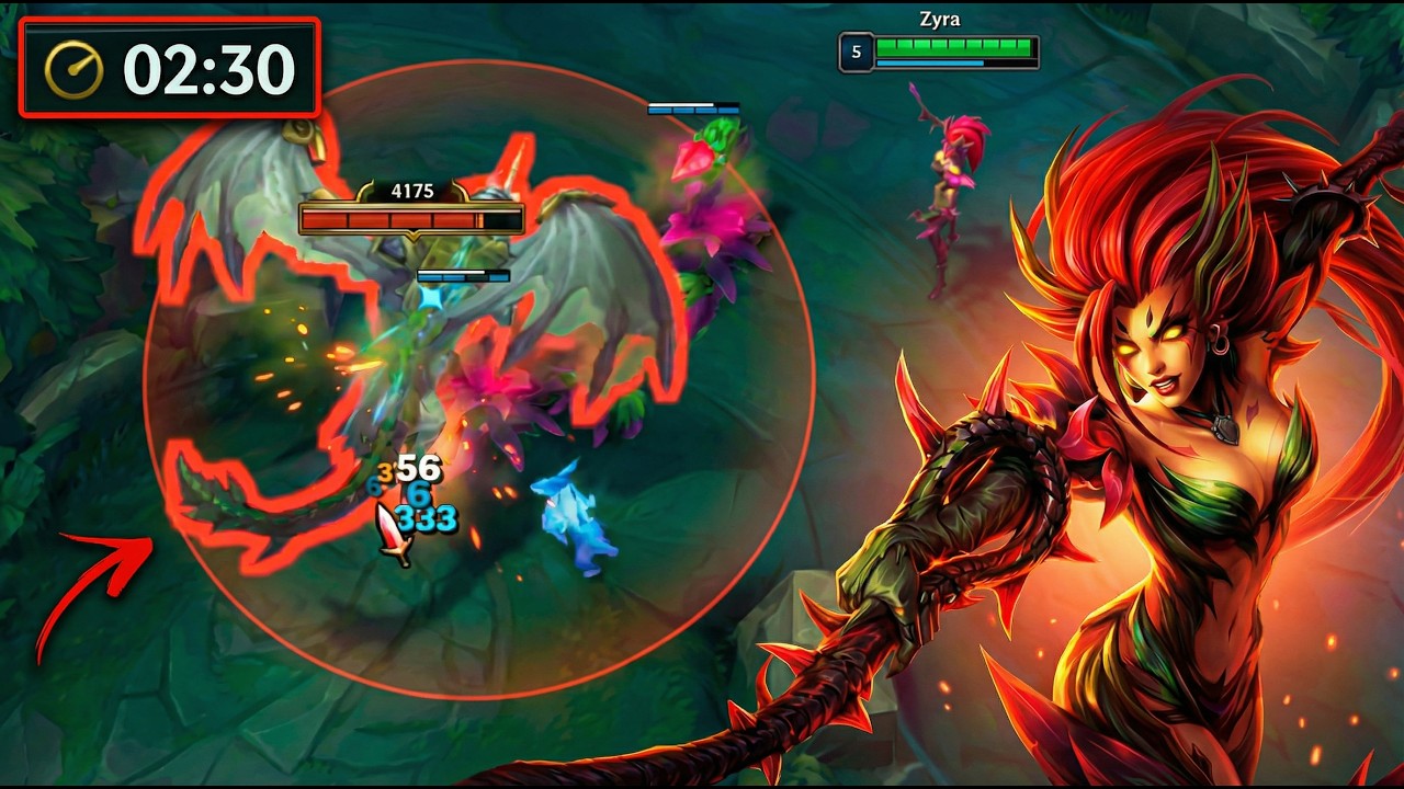 ⏱️El CLEAR MÁS RÁPIDO de la SEASON 26 | ZYRA JUNGLA 😱