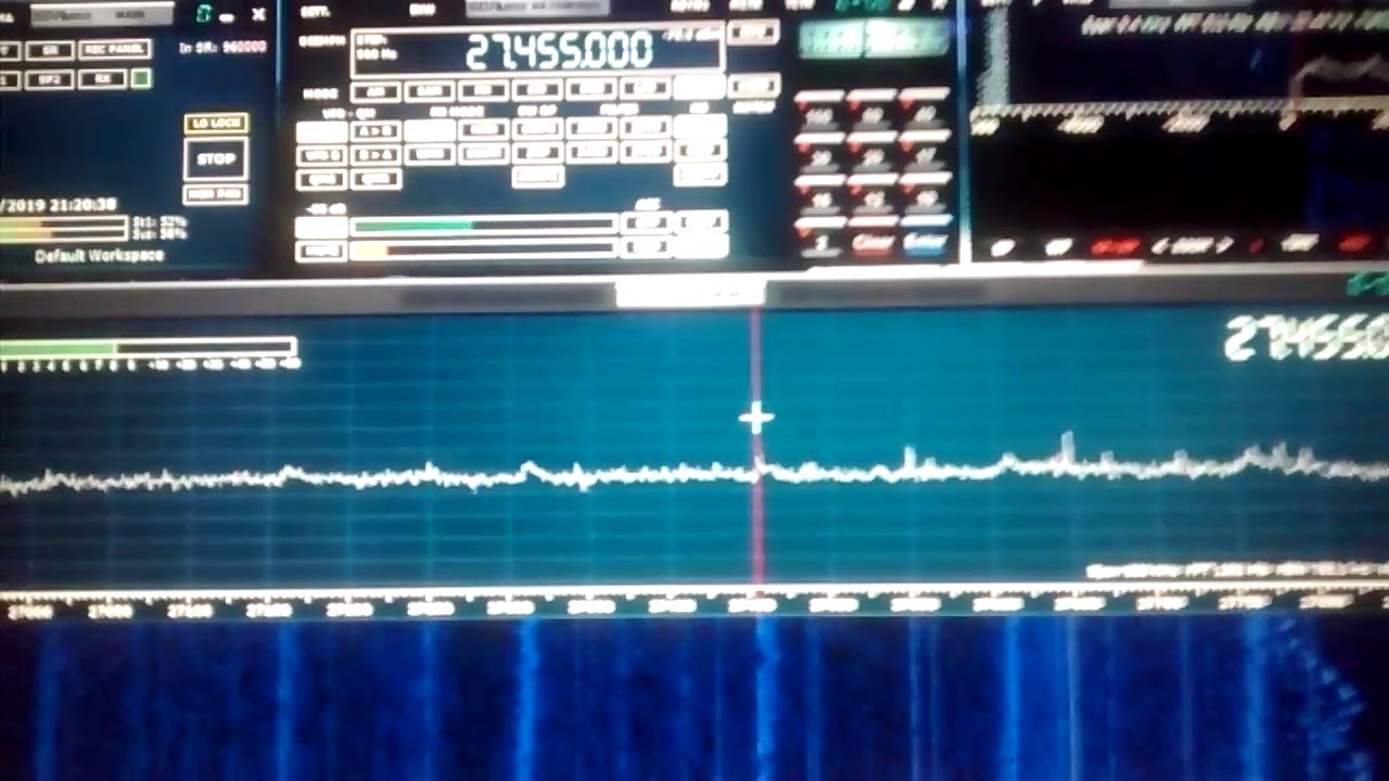 SDRuno rodando um RTL Dongle RTL 2832u r820t