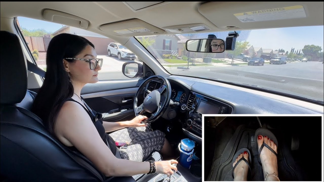 ASMR REVERSE DRIVING IN MY FLIP FLOPS 🩴 | WOMEN DRIVER | DRIVE WITH ME 💕 Drivingwithsapphire 