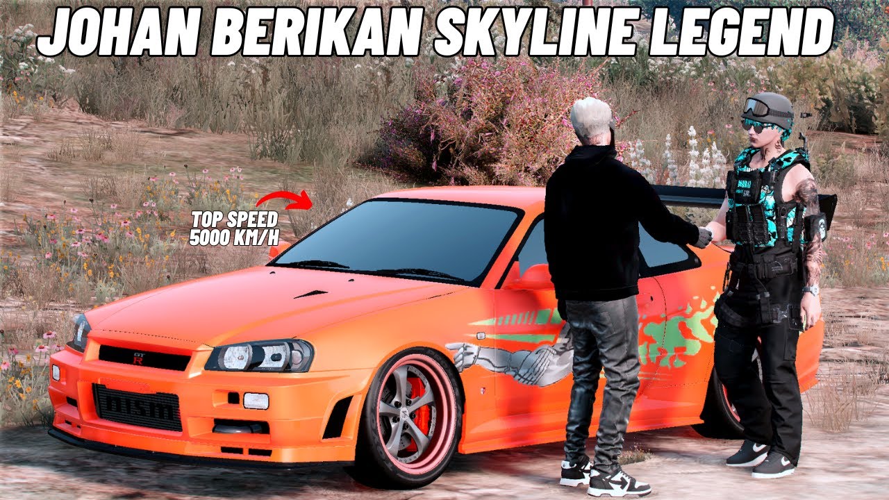 JOHAN BERIKAN JARWO SKYLINE SUPER CEPATNYA UNTUK TERAKHIR KALINYA - GTA V ROLEPLAY