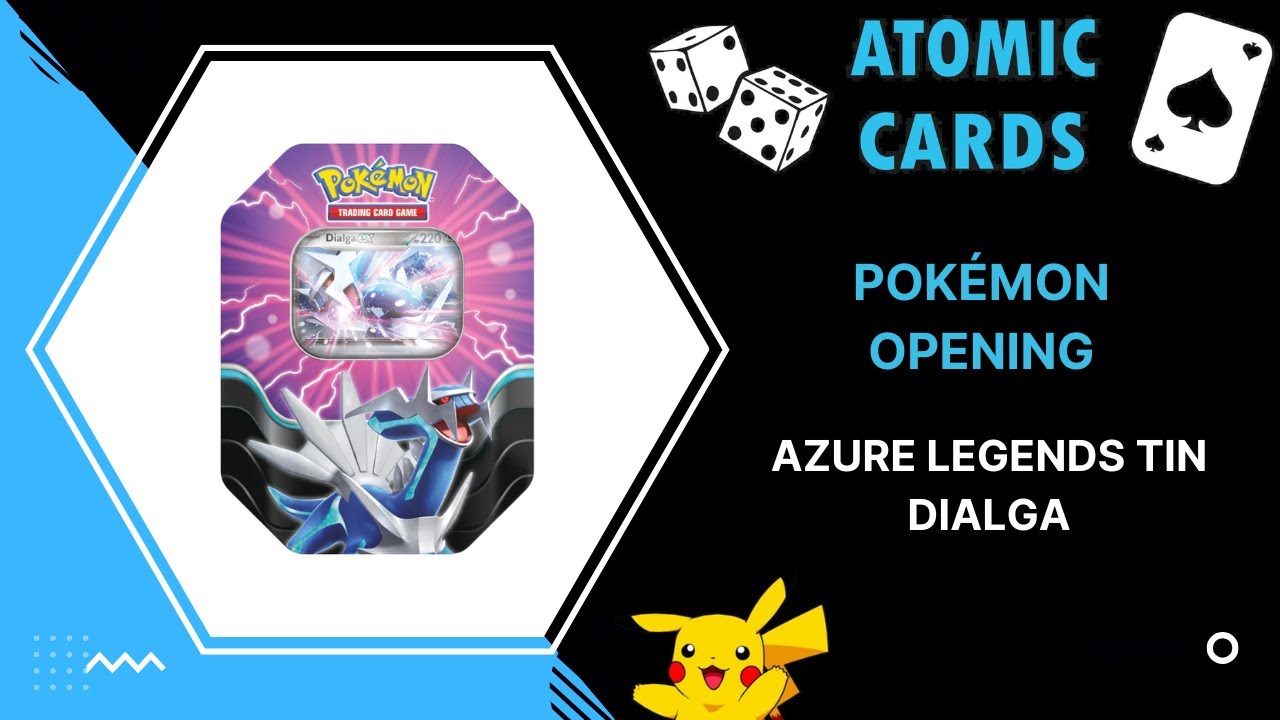 Pokémon Opening - Azure Legends Dialga ex Tin