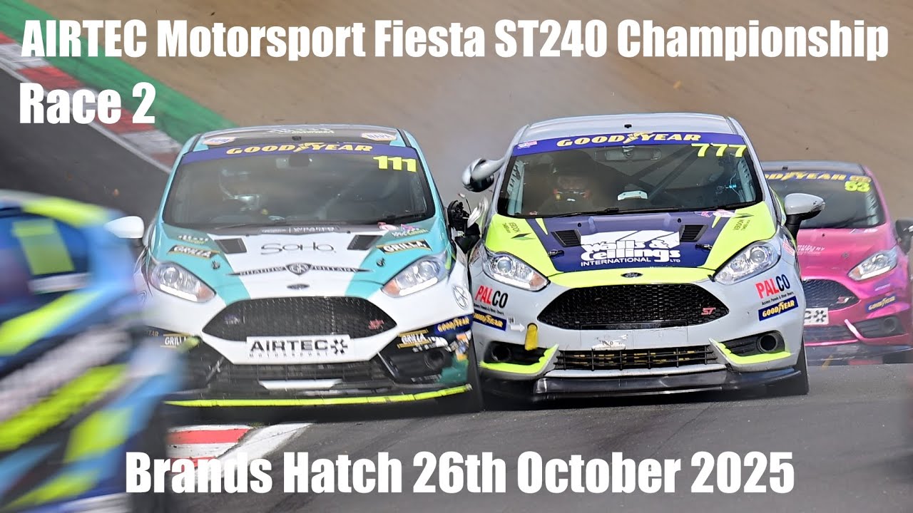 AIRTEC Motorsport Fiesta ST240 Championship Race 2  Brands Hatch 26th October 2025