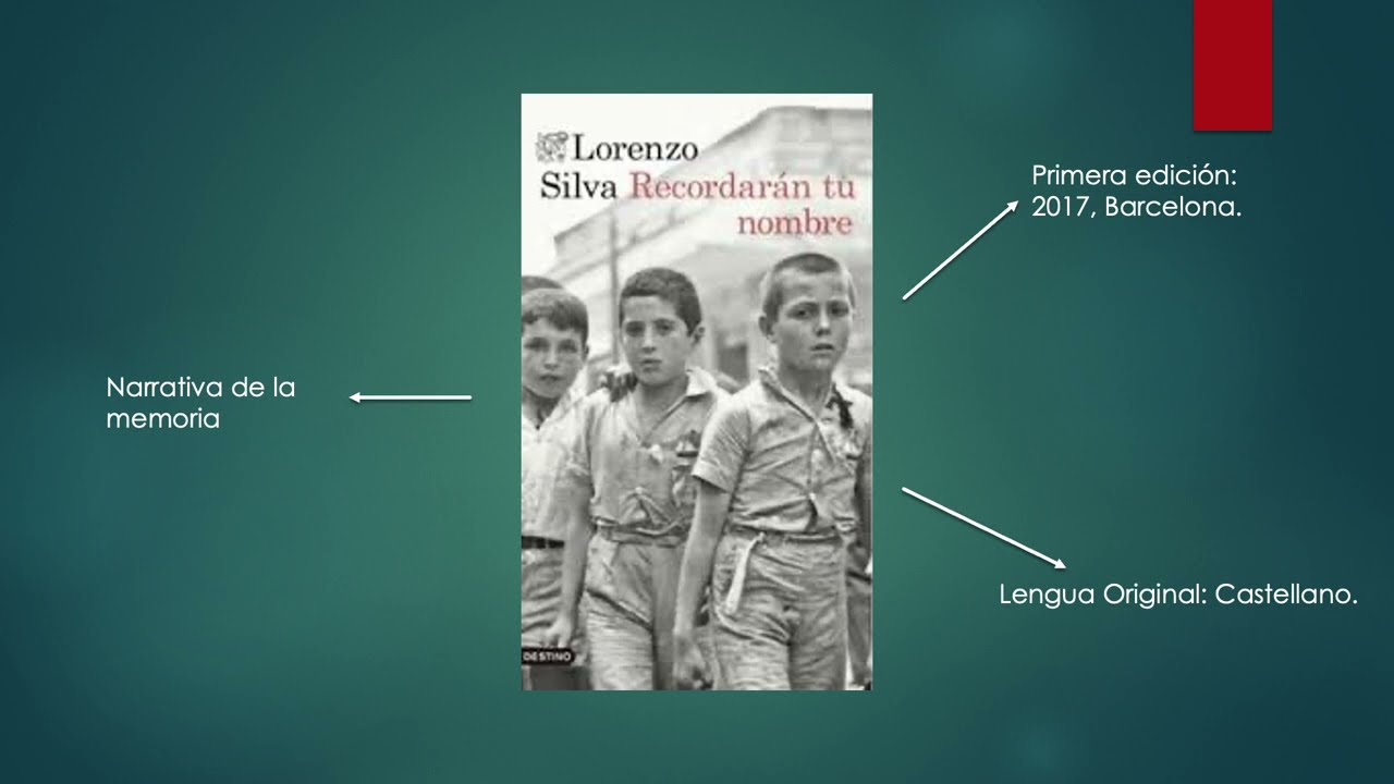 Recordarán tu nombre, Lorenzo Silva, ESCRITORES DE LA MEMORIA (1990-2025)
