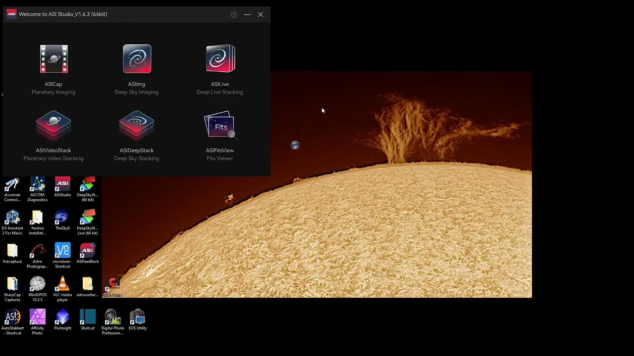 ASIStudio ASIVideostack Tutorial processing Jupiter in 2 minutes