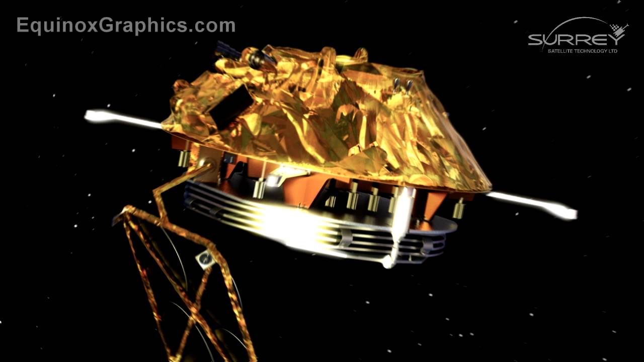 GMP-A satellite platform animation for SSTL