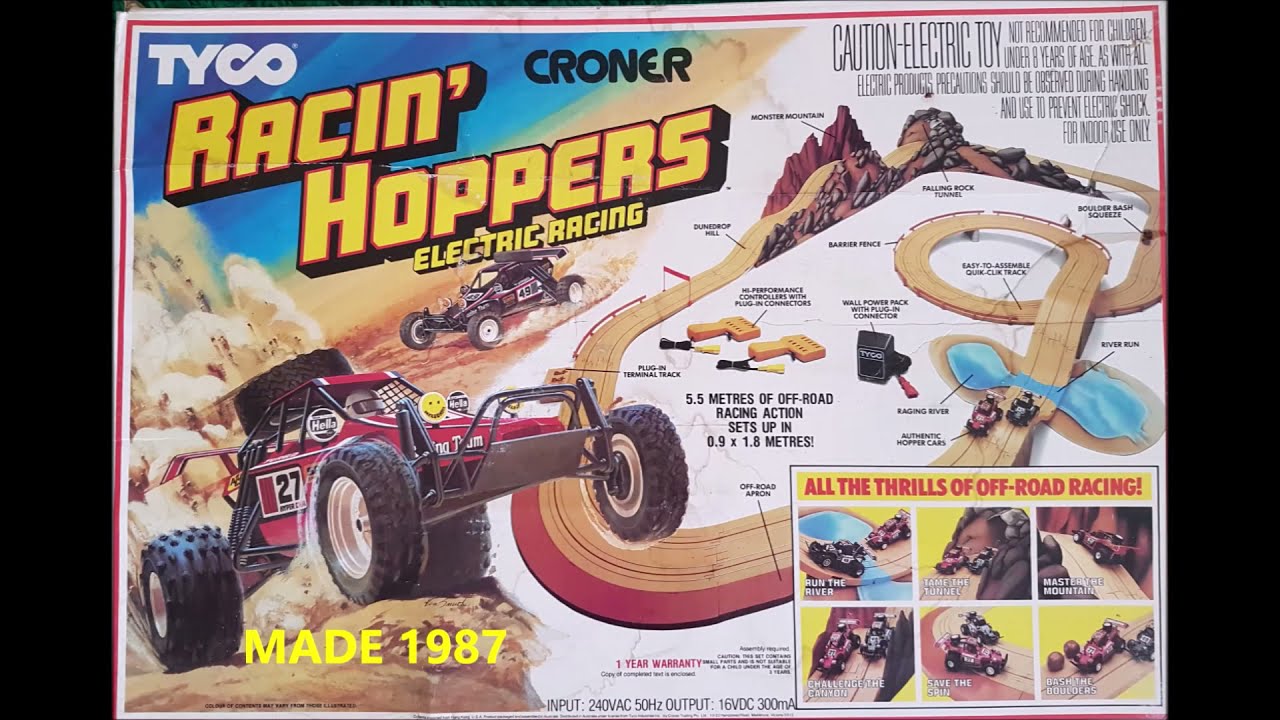 Tyco Racin Hoppers vintage Turbo cars