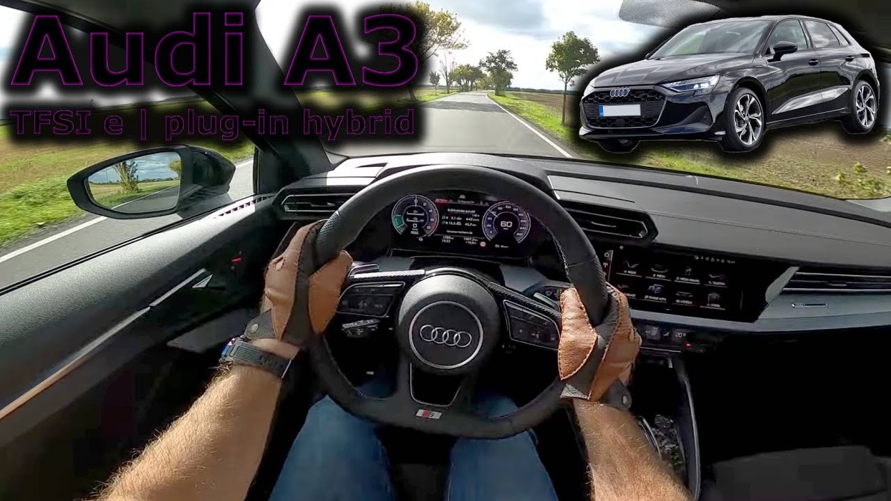 2025 Audi A3 Sportback TFSI e 150kW | PHEV | POV driving