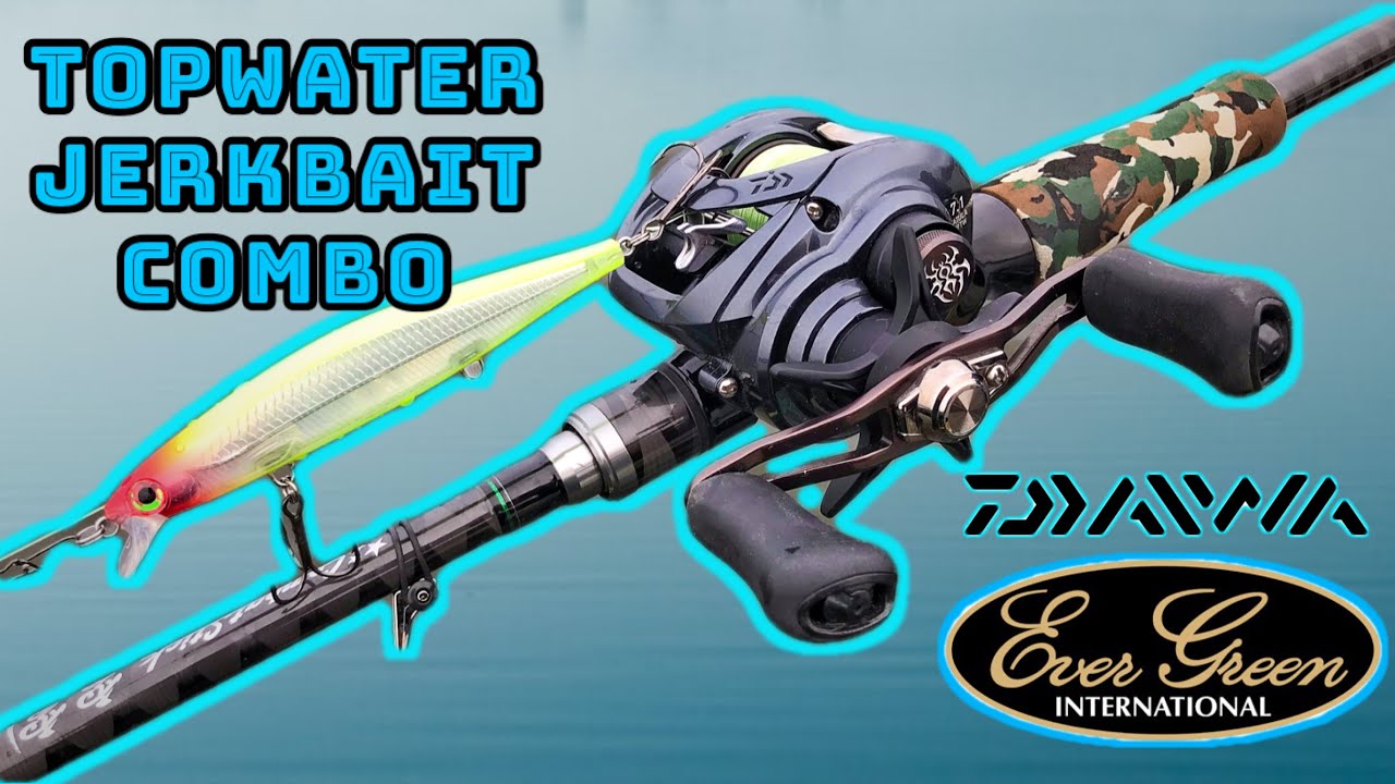Удилище Evergreen Combat Stick для ловли на поверхностные воблеры, Daiwa Tatula SV TW103
