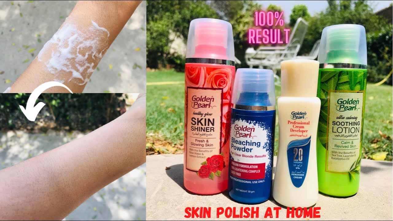 Golden Pearl skin polish at home | 100% whitening results