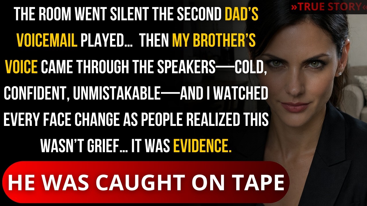 My Brother Tried To Erase Me At Dad’s Funeral… Until His Own Voice Exposed Him